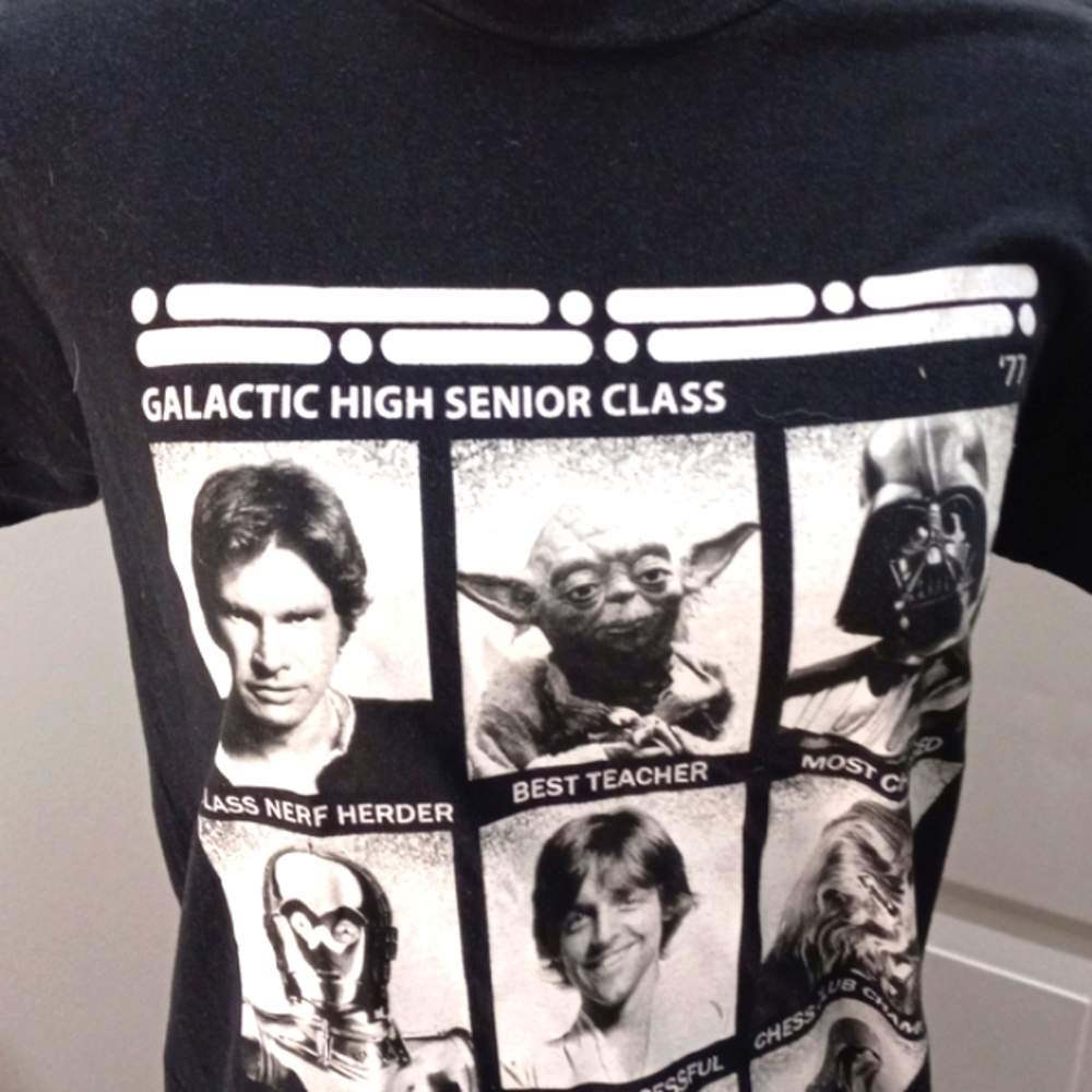 Star Wars T Shirt (high school Funny T Shirt Size Small/Large